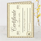 3 Geschenkgutschein Karte (Gelbe Blume)