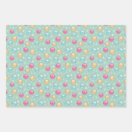 3 Geschenkgutscheine Set - Merry Kitchsmas Geschenkpapier Set (Vorderseite)