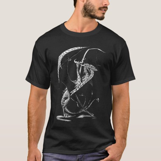 3 GESCHOSSENER DRAGON T-Shirt (Vorderseite)