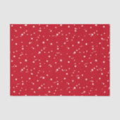 3 Gewebeblätter, Name auf der Seite "Red & White S Seidenpapier (Vorderseite)