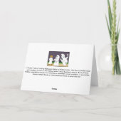 3 Ghosts Trick oder Treten Halloween Night Card Karte (Rückseite)