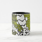 3 ging große Kaffee-Tasse des Monsters voran Tasse (Zentrum)