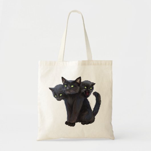 3 gingen Miezekatze voran Tragetasche (Vorne)