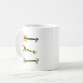 3 Gitarren Kaffeetasse (Vorderseite Links)