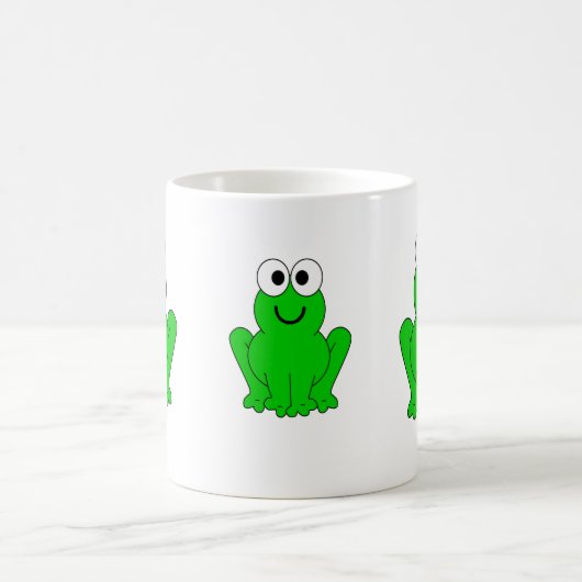 3 glückliche Frösche Kaffeetasse (Mittel)