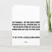 3 Gnomes-Gruß-Karte Karte (Rückseite)