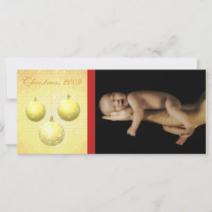 3 Gold Weihnachtsschmuck mit Stars Rack Cards