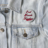 3. Grad-Lehrer-rote T-Shirts und Geschenke Button (Beispiel)
