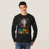 3. Grade Fabulous Ballet Unicorn Zurück zur Schule T-Shirt (Vorne ganz)