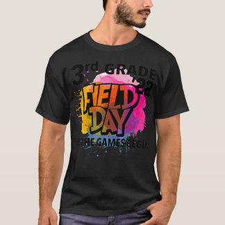 3. Grade Field Day 2022 Lass The Games Begin Kids T-Shirt