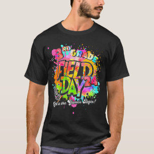 3. Grade Field Day 2024 Lass The Games Begin Kids T-Shirt