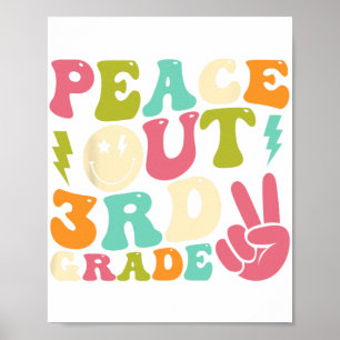 3. Grade Groovy Abschluss am letzten Schultag Poster