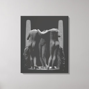3 Grazien Druck Römischer Kunst Druck Gespannte Le Leinwanddruck