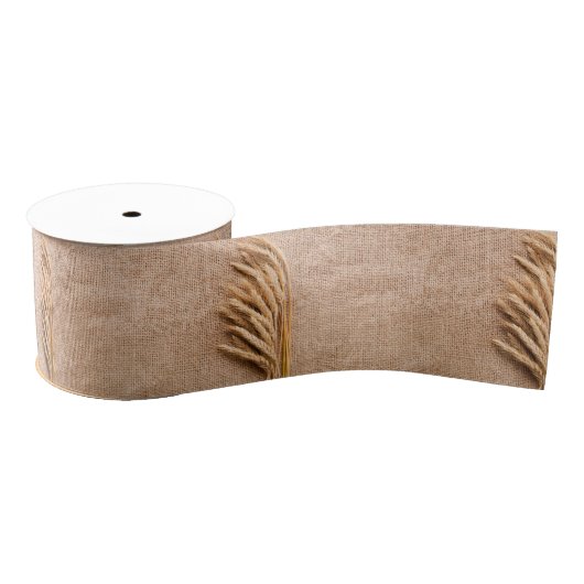 3" Grosgetreide Hartweizen aus Brennholz Land R Ripsband (Spule)