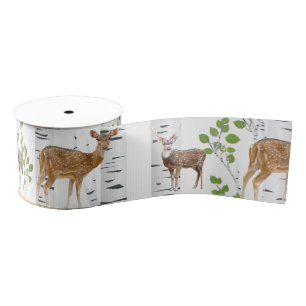 3" Grosgetreide Ribbon Hirsch Dock Buck Wald Jagd Ripsband