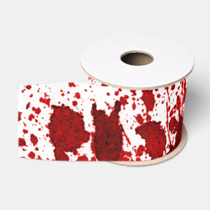 3" Grosgrain Ribbon Blood Vampire Gothic Ripsband