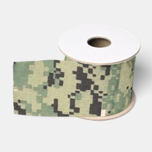 3" Grosgrain Ribbon Navy Typ III Digital Ripsband