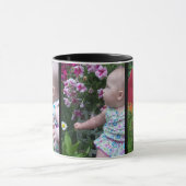 3 Große Fotos Schwarzer Hintergrund Einfach Hochla Tasse (Zentrum)