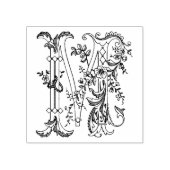 3 Größen Gummi Briefmarke Monogramm Anfangsbuchsta Gummistempel (Prägung)