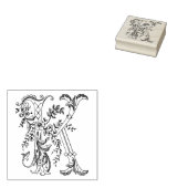 3 Größen Gummi Briefmarke Monogramm Anfangsbuchsta Gummistempel (Stempel)