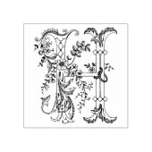 3 Größen Gummi Briefmarke Monogramm Anfangsbuchsta Gummistempel (Prägung)