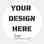 3" großer Rundaufkleber Runder Aufkleber (Vorderseite)