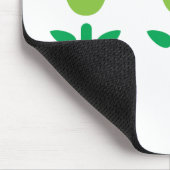 3 Grüne Blume Mousepad (Ecke)