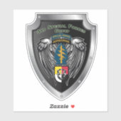 3. Gruppe für Sondereinsätze Im Flugzeug Aufkleber (Blatt)