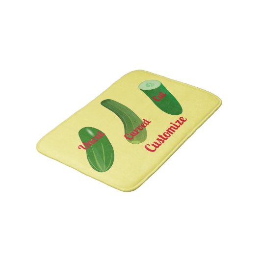 3 Gurken Thunder_Cove Badematte (Schrägansicht)