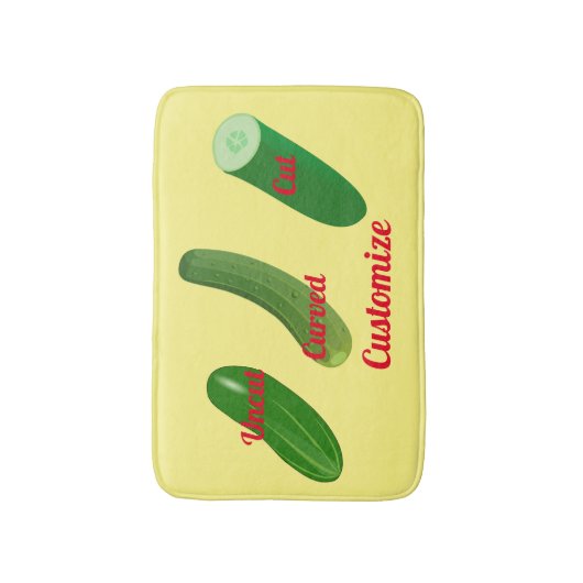 3 Gurken Thunder_Cove Badematte (Vorderseite Vertikal)