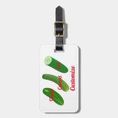 3 Gurken Thunder_Cove Gepäckanhänger (Vorderseite vertikal)