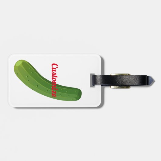 3 Gurken Thunder_Cove Gepäckanhänger (Rückseite horizontal)