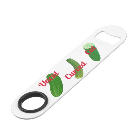 3 Gurken Thunder_Cove Speed Flaschenöffner (Vorderseite Schrägansicht)