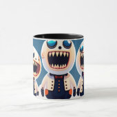 3 Halloween Zombie Tasse (Zentrum)