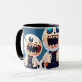3 Halloween Zombie Tasse (Vorderseite Links)
