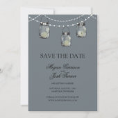 3 Hanging Mason Jars - SAVE THE DATE (Vorderseite)