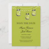 3 Hanging Mason Jars - SAVE THE DATE (Vorderseite)