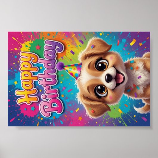 #3 Happy Birthday Poster (Vorne)