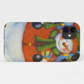 3 Happy Snowmen Case-Mate iPhone Hülle (Rückseite (Horizontal))