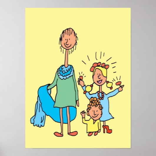 3 Happy Women poster (Vorne)