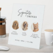 3 Haustiere Unterschrift Getränke Unterschrift Hoc Sockelschild (In Situ)