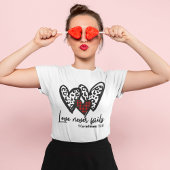 3 Hearts Love Never Fails T-Shirt