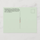 3 Heilige in einem Garten (Detail; M 070) Postkarte (Rückseite)