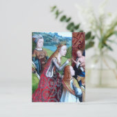 3 Heilige in einem Garten (Detail; M 070) Postkarte (Stehend Vorderseite)