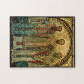 3 Heiliger Hierarch l Orthodox Icon l Katholische  Puzzle (Horizontal)