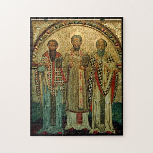 3 Heiliger Hierarch l Orthodox Icon l Katholische  Puzzle (Vertikal)