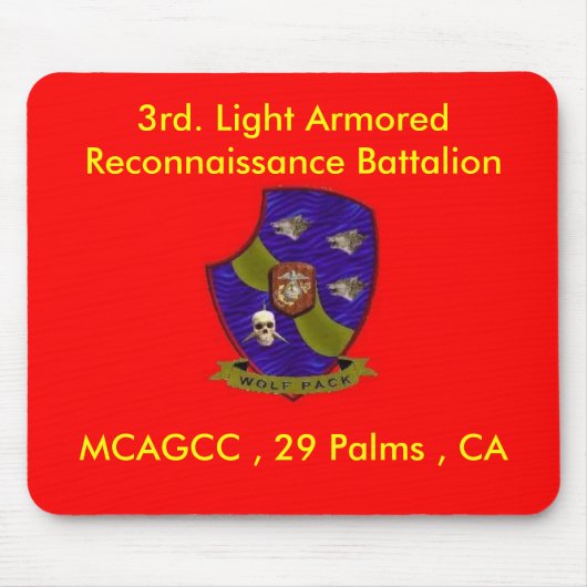 3. Helles gepanzertes Untersuchungs-Bataillon Mousepad (Vorne)