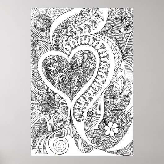 3 HERZEN POSTER (Vorne)