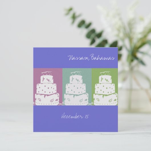 3 Hochzeitskuchen (Stehend Vorderseite)