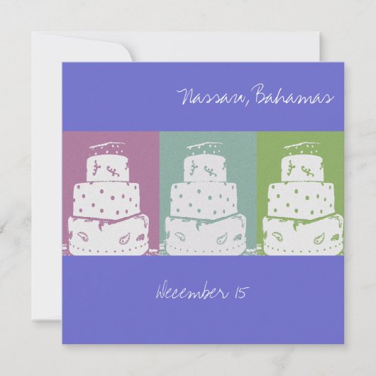 3 Hochzeitskuchen (Vorderseite)